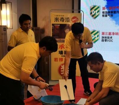 儿童漆领先品牌米奇儿童漆与立邦漆强强联合举办交流会
